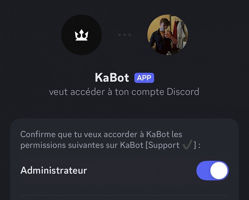 Invitation de KaBot